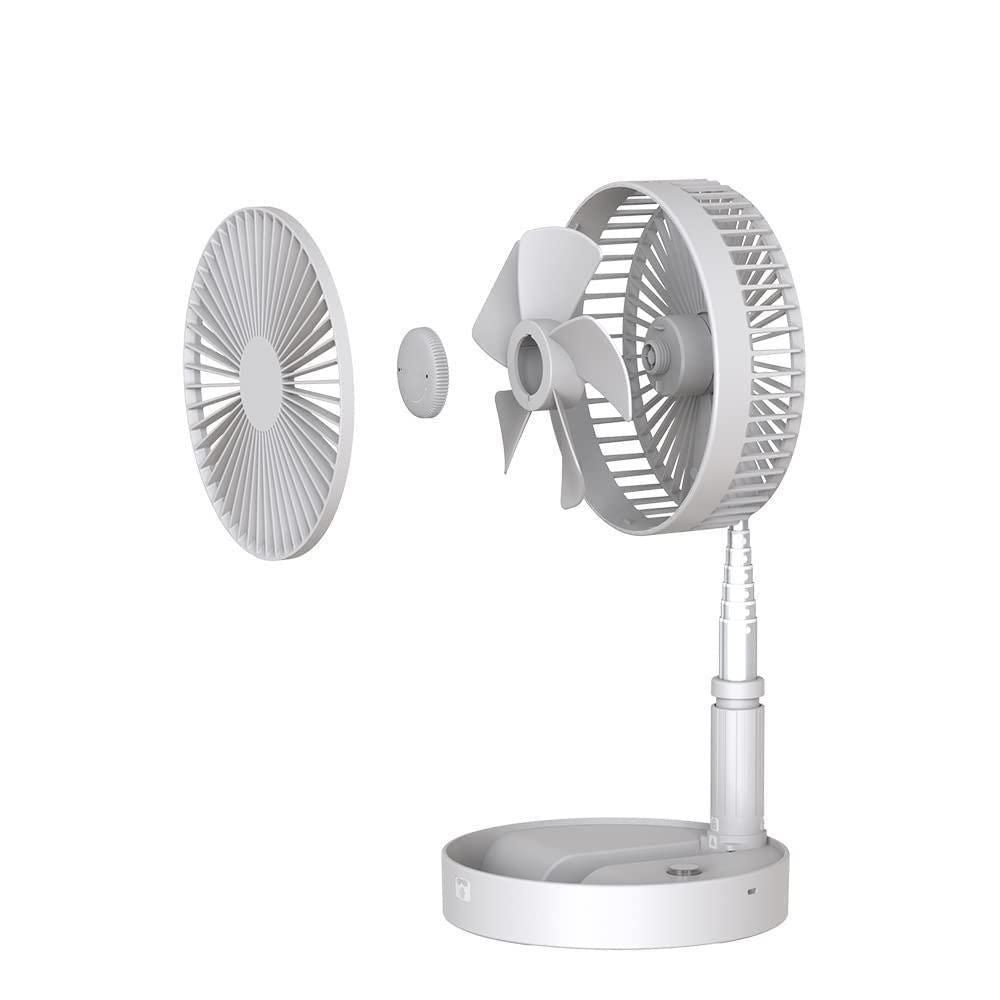 Adjustable Height Telescopic Rechargeable Standing Fan Rechargeable Pedestal Fan - PrabhStudio3931v9 - wmAdjustable Height Telescopic Rechargeable Standing Fan Rechargeable Pedestal Fan