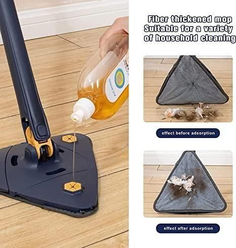 Blue Squeezing Triangle Cleaning Mop - PrabhStudio3931v9 - wmBlue Squeezing Triangle Cleaning Mop