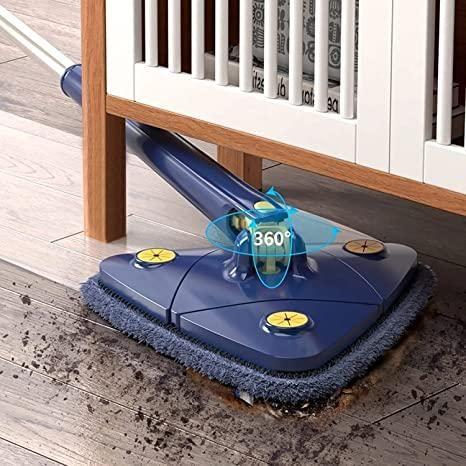 Blue Squeezing Triangle Cleaning Mop - PrabhStudio3931v9 - wmBlue Squeezing Triangle Cleaning Mop