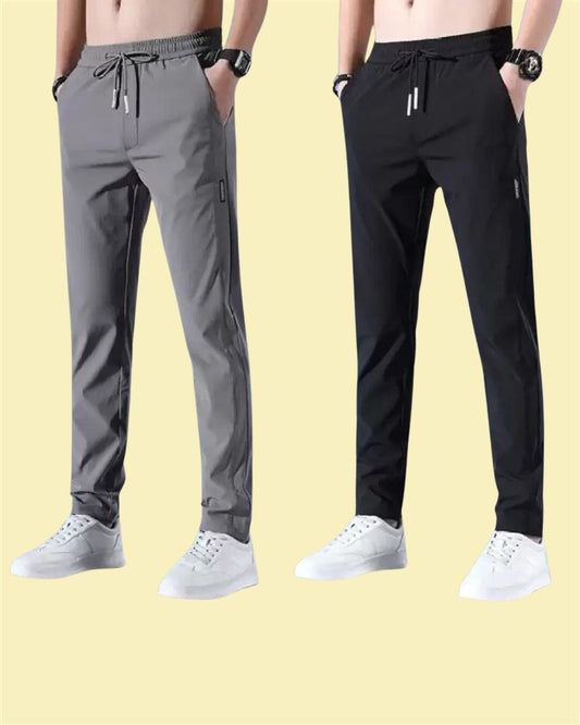 Combo of Men's NS Lycra Track Pants - PrabhStudio3931v9 - wmCombo of Men's NS Lycra Track Pants