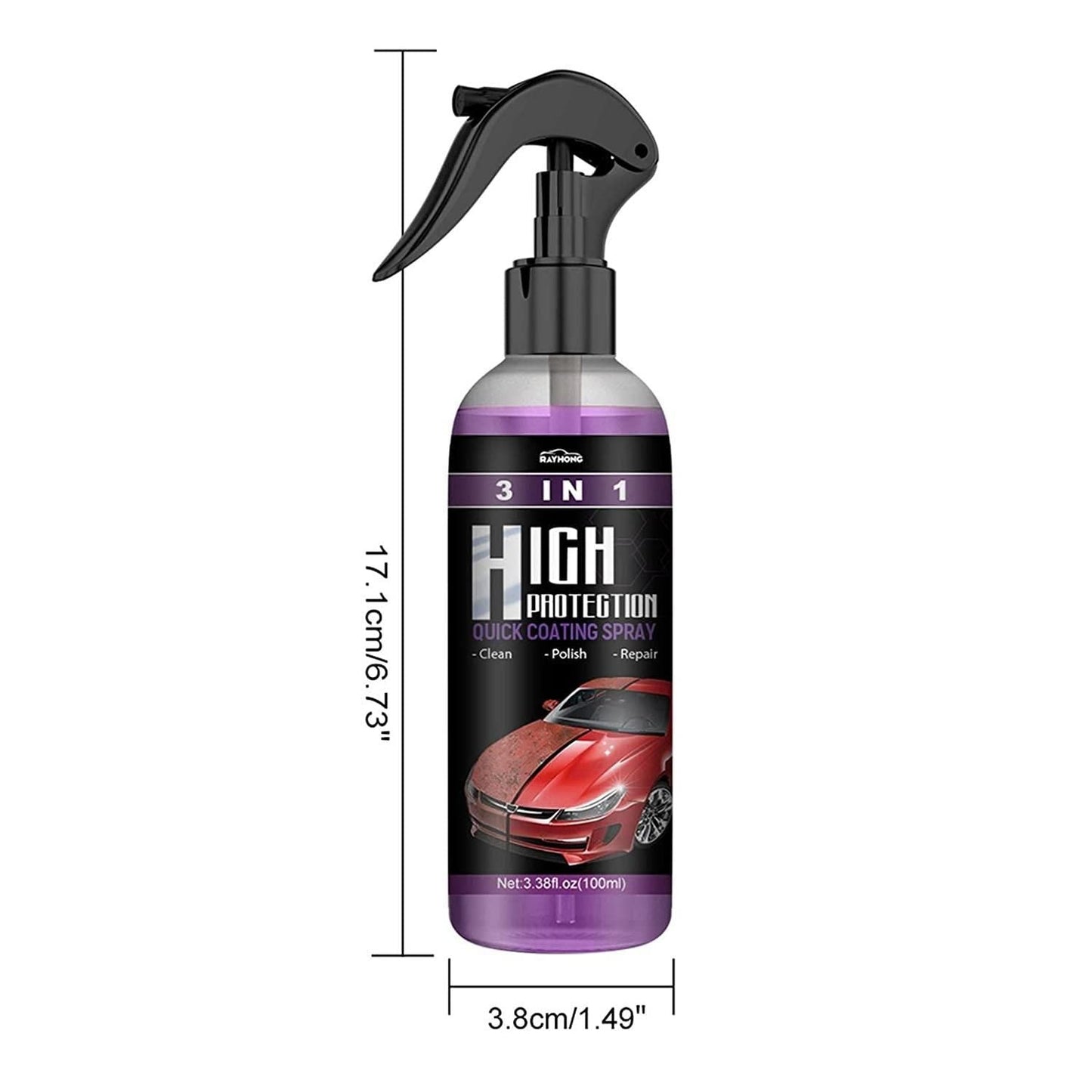 Hydrophobic Polish Nano Coating Agent Car Scratch Spray Cars Polishing for Motorcycles, Boats (Pack of 2) - PrabhStudio3931v9 - wmHydrophobic Polish Nano Coating Agent Car Scratch Spray Cars Polishing for Motorcycles, Boats (Pack of 2)