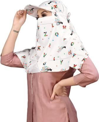 Summer Sun Protection Women Cap Mask - PrabhStudio3931v9 - wmSummer Sun Protection Women Cap Mask
