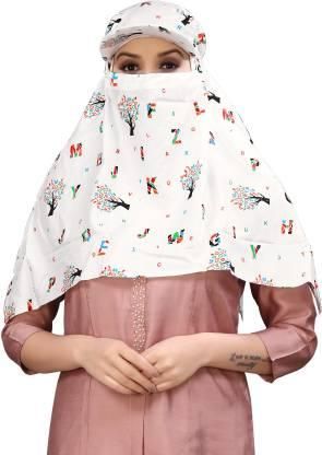 Summer Sun Protection Women Cap Mask - PrabhStudio3931v9 - wmSummer Sun Protection Women Cap Mask